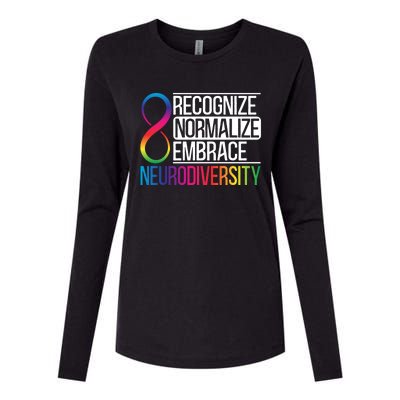 Recognize Normalize Embrace Neurodiversity Adhd Awareness Gift Womens Cotton Relaxed Long Sleeve T-Shirt