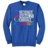 Recognize Normalize Embrace Neurodiversity Adhd Awareness Gift Sweatshirt