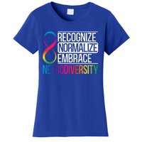 Recognize Normalize Embrace Neurodiversity Adhd Awareness Gift Women's T-Shirt