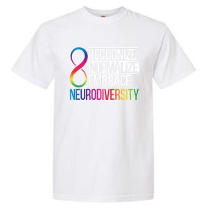 Recognize Normalize Embrace Neurodiversity Adhd Awareness Gift Garment-Dyed Heavyweight T-Shirt