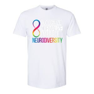 Recognize Normalize Embrace Neurodiversity Adhd Awareness Gift Softstyle CVC T-Shirt