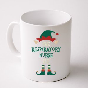 Respiratory Nurse Elf Family Matching Group Christmas Pajama Cute Gift Coffee Mug