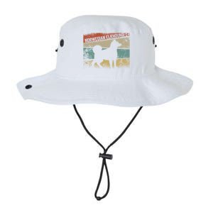 Retro Norwegian Elkhound Dog Breed Norwegian Elkhound Gift Legacy Cool Fit Booney Bucket Hat