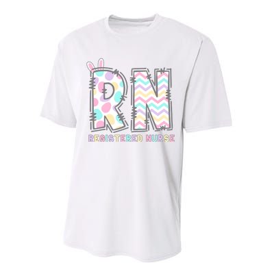 Registered Nurse Easter Day Performance Sprint T-Shirt