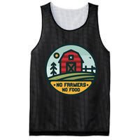 Retro No Farming No Food No Farmers Funny Farm Lovers  Mesh Reversible Basketball Jersey Tank