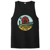 Retro No Farming No Food No Farmers Funny Farm Lovers  PosiCharge Competitor Tank