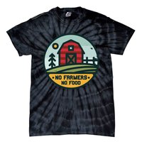 Retro No Farming No Food No Farmers Funny Farm Lovers  Tie-Dye T-Shirt