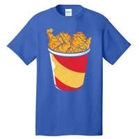 Retro National Fried Chicken Day Funny Fast Food Lover Gift Tall T-Shirt