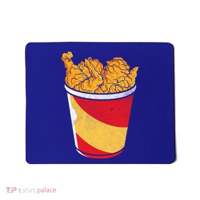 Retro National Fried Chicken Day Funny Fast Food Lover Gift Mousepad