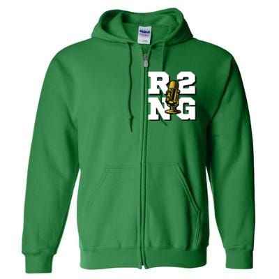 R2ng Number Freebigz Billboard Rupp To No Good Full Zip Hoodie