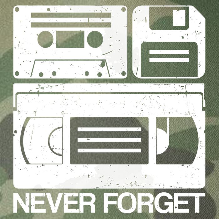 Retro Never Forget Cassette Floppy Disk Vhs Tape Legacy Tie Dye Trucker Hat
