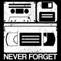 Retro Never Forget Cassette Floppy Disk Vhs Tape Flatbill Hat