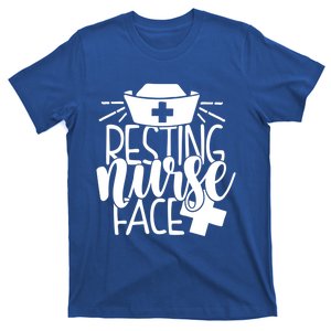 Resting Nurse Face Funny Inspirational Nurse Nursing Rn Cool Gift T-Shirt