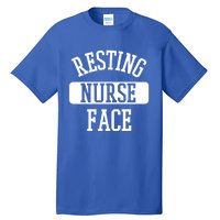 Resting Nurse Face Cath Lab Nursing Tech Heartbeat Clinic Meaningful Gift Tall T-Shirt