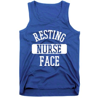 Resting Nurse Face Cath Lab Nursing Tech Heartbeat Clinic Meaningful Gift Tank Top