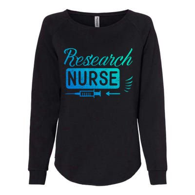 Research Nurse Funny Rn Clinical Nurse Nursing Student Gift Womens California Wash Sweatshirt