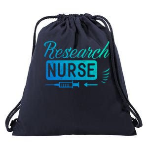 Research Nurse Funny Rn Clinical Nurse Nursing Student Gift Drawstring Bag