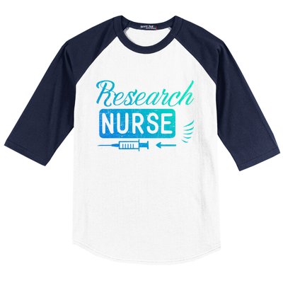 Research Nurse Funny Rn Clinical Nurse Nursing Student Gift Baseball Sleeve Shirt