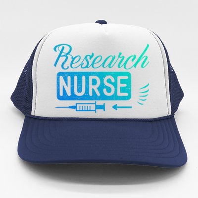 Research Nurse Funny Rn Clinical Nurse Nursing Student Gift Trucker Hat