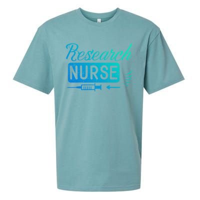 Research Nurse Funny Rn Clinical Nurse Nursing Student Gift Sueded Cloud Jersey T-Shirt