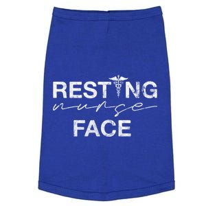 Resting Nurse Face Funny Nurse Sarcastic Gift Doggie Tank