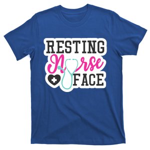 Resting Nurse Face Nurse Life Scrubs Healthcare Gift Funny Meaningful Gift T-Shirt