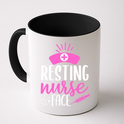 Resting Nurse Face Nurselife Heartbeats Nursing Halloween Cool Gift Mug