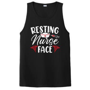 Resting Nurse Face Rn Nurse Funny Gift PosiCharge Competitor Tank