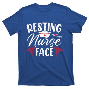 Resting Nurse Face Rn Nurse Funny Gift T-Shirt