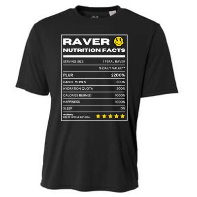 Raver Nutrition Facts Cooling Performance Crew T-Shirt