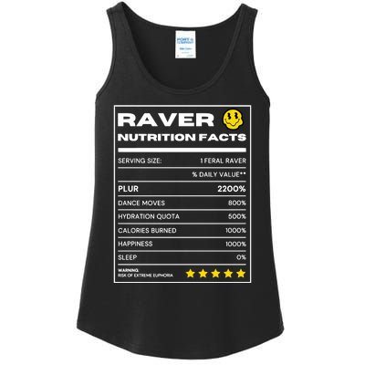 Raver Nutrition Facts Ladies Essential Tank