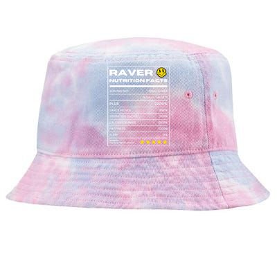 Raver Nutrition Facts Tie-Dyed Bucket Hat