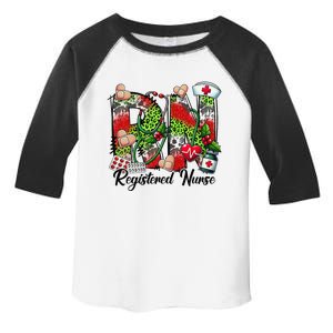 Registered Nurse Funny Christmas Rn Nursing Xmas Santa Hat Toddler Fine Jersey T-Shirt