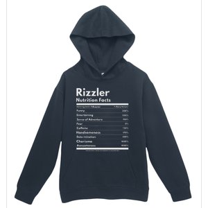 Rizzler Nutrition Facts W Rizz Sayin Rizz Funny Rizzler Urban Pullover Hoodie