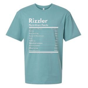 Rizzler Nutrition Facts W Rizz Sayin Rizz Funny Rizzler Sueded Cloud Jersey T-Shirt