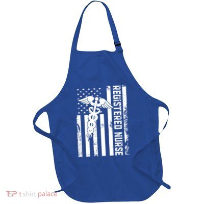 Registered Nurse Flag America Flag Nursing Patriotic Nurse Gift Apron