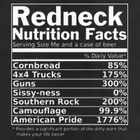 Redneck Nutrition Facts Funny Adult Drive Performance Visor