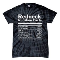 Redneck Nutrition Facts Funny Tie-Dye T-Shirt