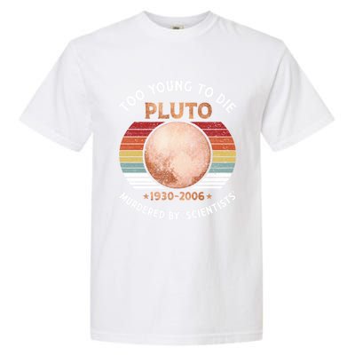 Retro Never Forget Pluto Great Gift Vintage Planet Funny Science Gift Garment-Dyed Heavyweight T-Shirt