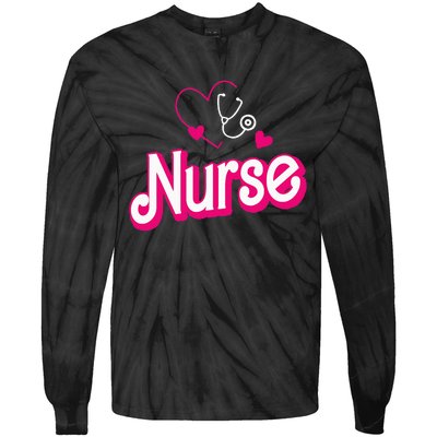 Retro Nurse Gifts Nurse Week Gifts Funny Nurse Tie-Dye Long Sleeve Shirt