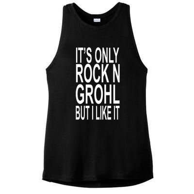 Rock N Grohl Ladies PosiCharge Tri-Blend Wicking Tank