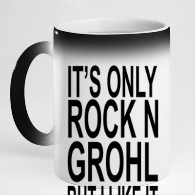 Rock N Grohl 11oz Black Color Changing Mug