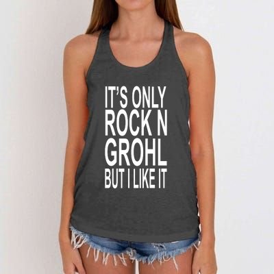 Rock N Grohl Women's Knotted Racerback Tank