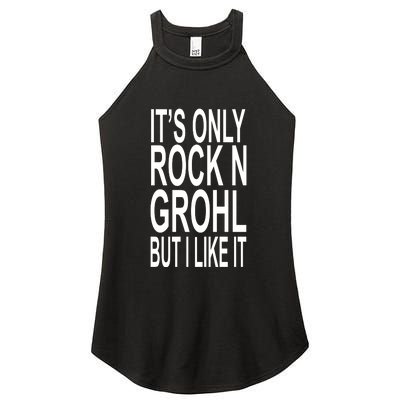 Rock N Grohl Women's Perfect Tri Rocker Tank