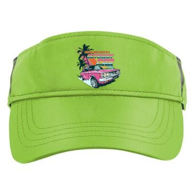 Retro Nothing Good Starts In A Getaway Car Adult Drive Performance Visor