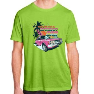 Retro Nothing Good Starts In A Getaway Car Adult ChromaSoft Performance T-Shirt