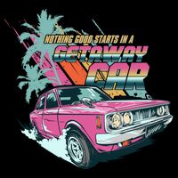 Retro Nothing Good Starts In A Getaway Car Impact Tech Backpack