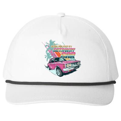 Retro Nothing Good Starts In A Getaway Car Snapback Five-Panel Rope Hat