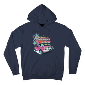 Retro Nothing Good Starts In A Getaway Car Hoodie