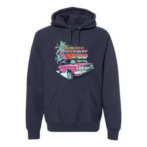 Retro Nothing Good Starts In A Getaway Car Premium Hoodie